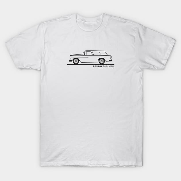 1955 Chevrolet Nomad Bel Air T-Shirt by PauHanaDesign